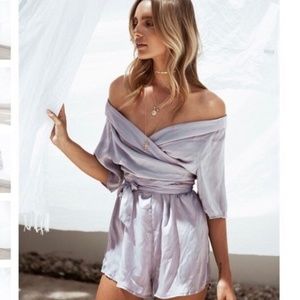 Gunmetal playsuit/romper